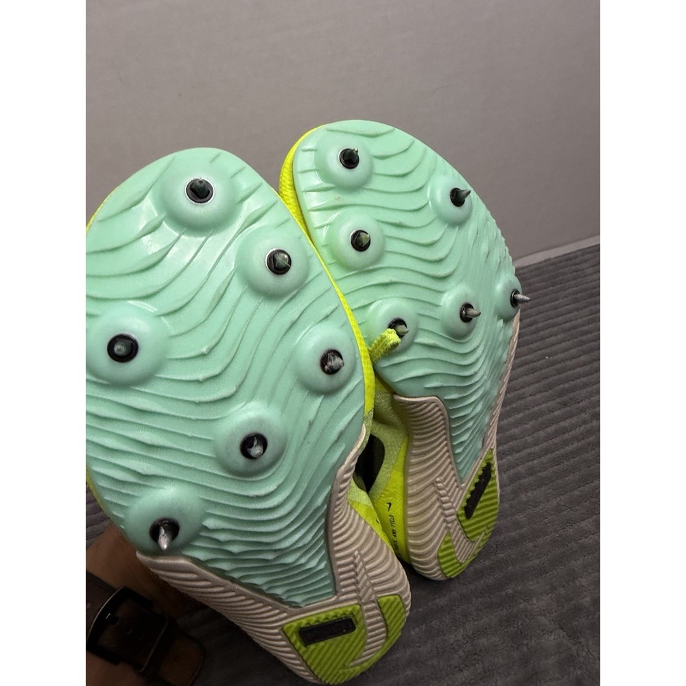 Nike Zoom Rival Sprint Track & Field Shoes Mens 7.5 Spikes Volt Yellow - Picture 5 of 10